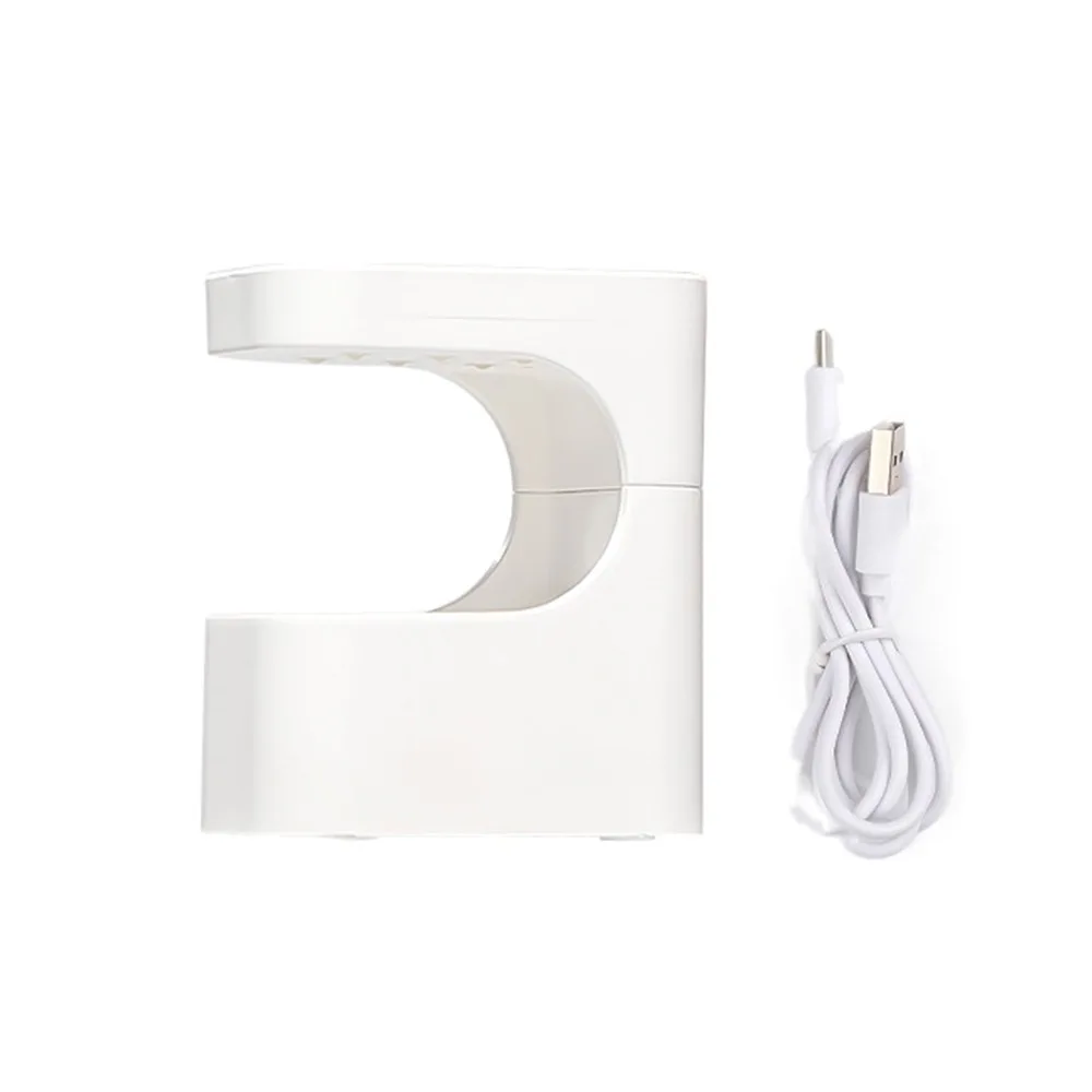 Mini luz UV de secado rápido, secador de uñas UV de curado eficiente de un solo dedo, 6 unidades LED, lámpara de uñas portátil compacta para decoración de uñas