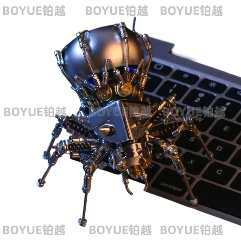 Mechanical Spider Bluetooth Stereo Metal Assembly Model Precision Toy Figure Birthday New Year Valentine Gift