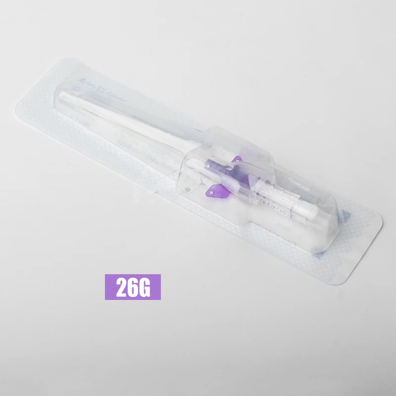 Disposable IV Cannula Intravenous Injection Catheter with Wing 22G 24G 26G For Pet Dog Cat Animals Veterinary Suppliers