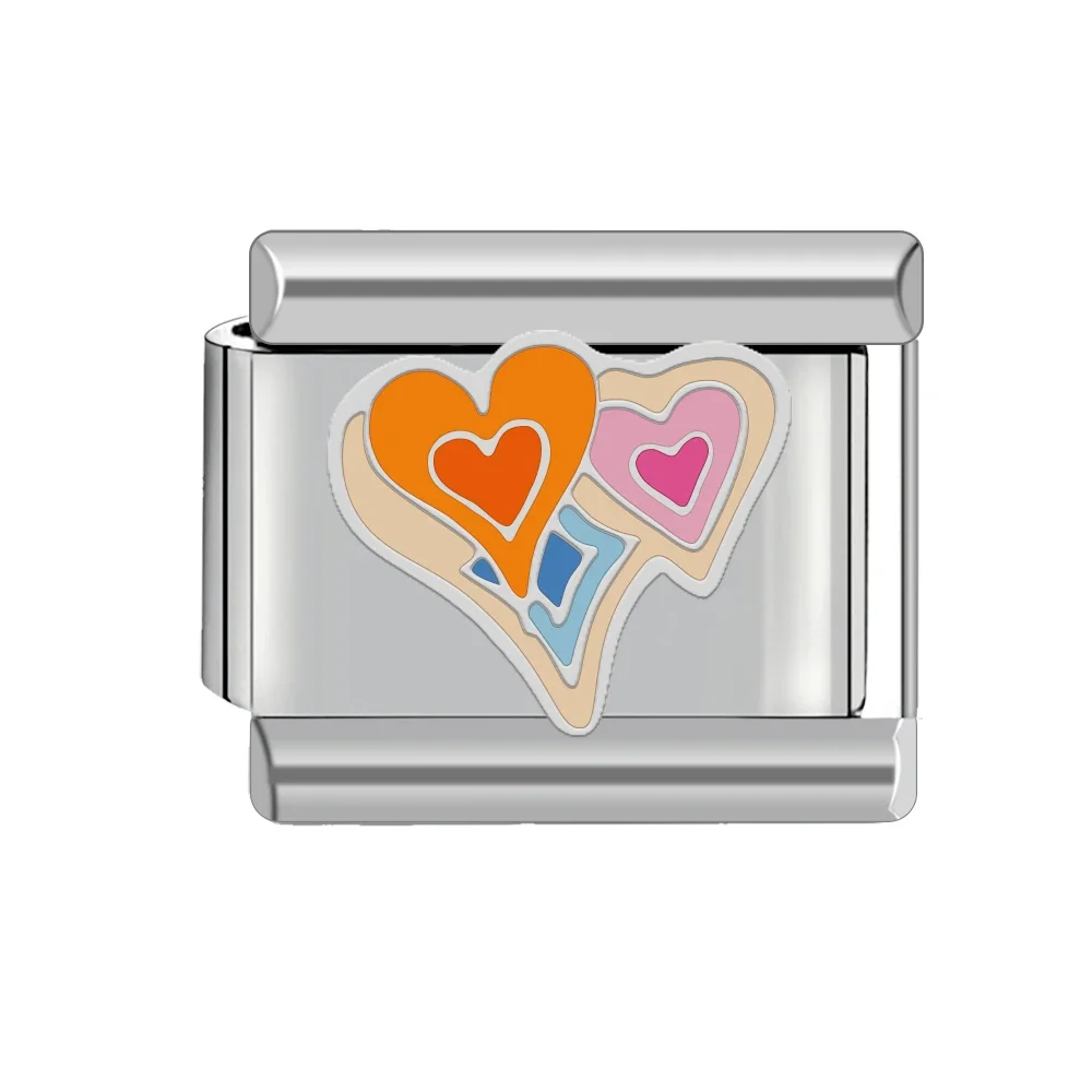 Love Series Italian Charm Stainless Steel Bracelet 9mm Diy
