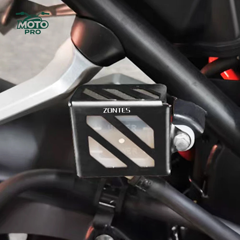 For Zontes ZT125-U ZT125-U1 ZT125-G1 X ZT125-GK ZT155-G1 ZT155-GK ZT155-U U1 Rear Brake Fluid Reservoir Cover Guard Protector