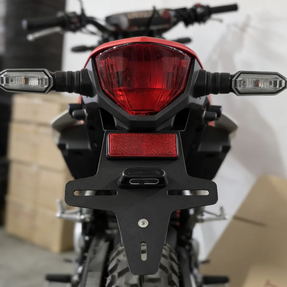 

Motorcycle License Plate Holder Short Tail Rack FOR HONDA CRF300L CRF 300L RALLY 2021 2022 2023