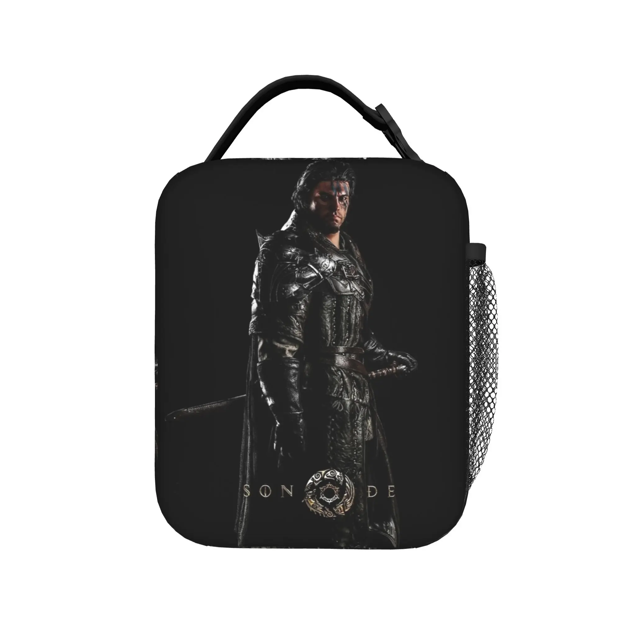 Crimson Desert Video Game Insulated Lunch Bag Cooler Bag ,Lunch Container  Large Tote Lunch Box Food Storage Bags College