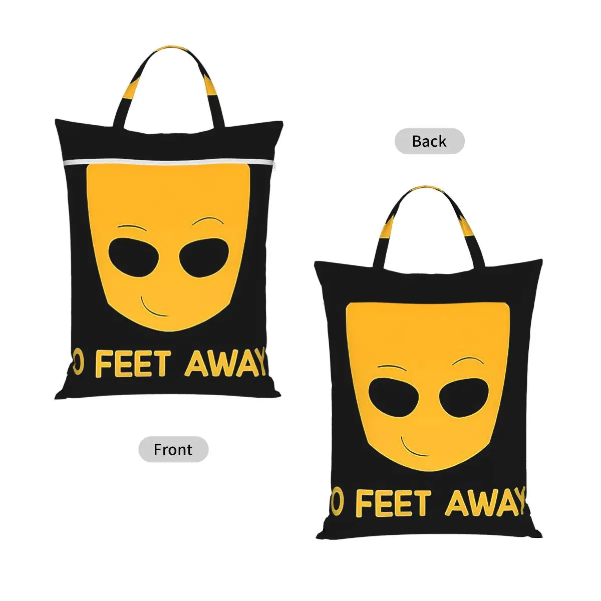 Grindr Zero O Feet Away Travel Laundry Bag Waterproof Reusable Dirty Clothes Pouch Gym Yoga Vacation Washing Basket