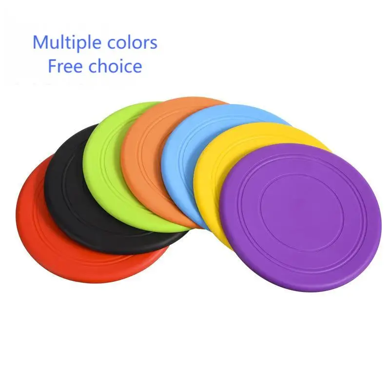 

Dog Toys Silicone Flying Disc Fashion Multicolor Resistant Chew Toys Puppy Outdoor Game Trainning Interactive Supplies