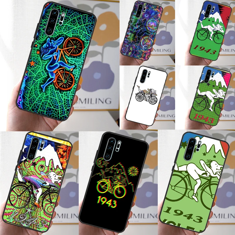 LSD Albert Hofmann Bicycle Day Case For Huawei Nova Y60 Y61 Y70 Y90 Y91 10 9 SE 11i 8i 7i 3i P20 P40 Lite P30 Pro Cover