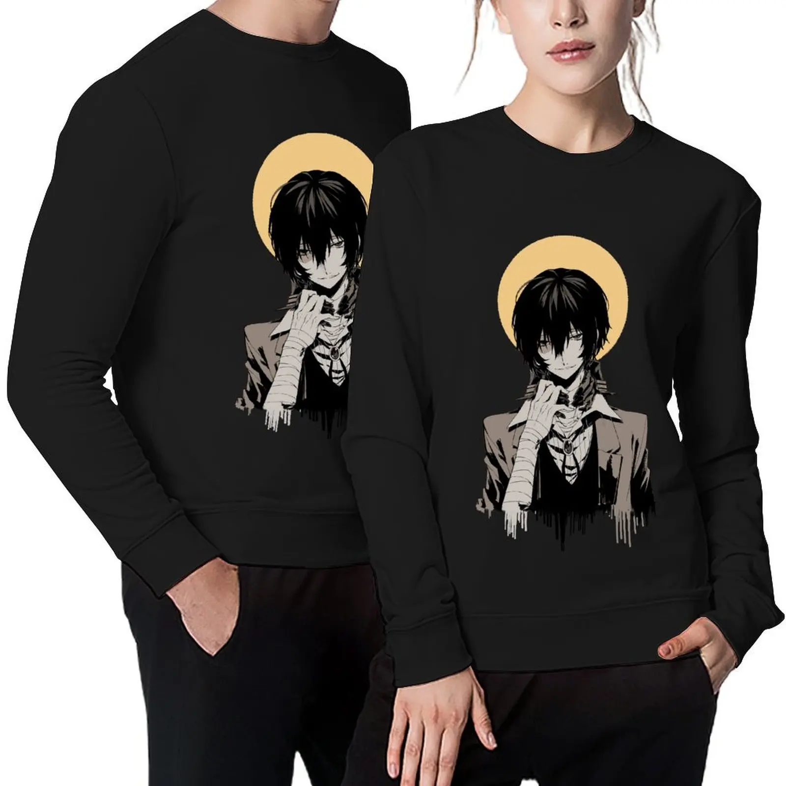 

Bongou Stray Dogs - Dazai Osamu Pullover japanese style autumn new products anime clothing korean clothes anime sweatshirt