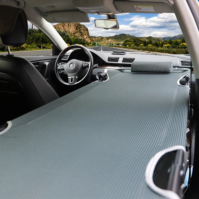 Car Folding Bed Multi-Function Car Rear Seat Single Folding Travel Bed Portable Camping Bed Pad Automotive Interior Accessories - Image 3