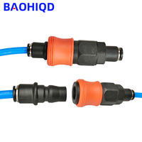 C Type Quick Connector Plastic Steel Pneumatic High Pressure Coupling 6mm 8mm 10mm 12mm Air Compressor Hose Plastic Fittings