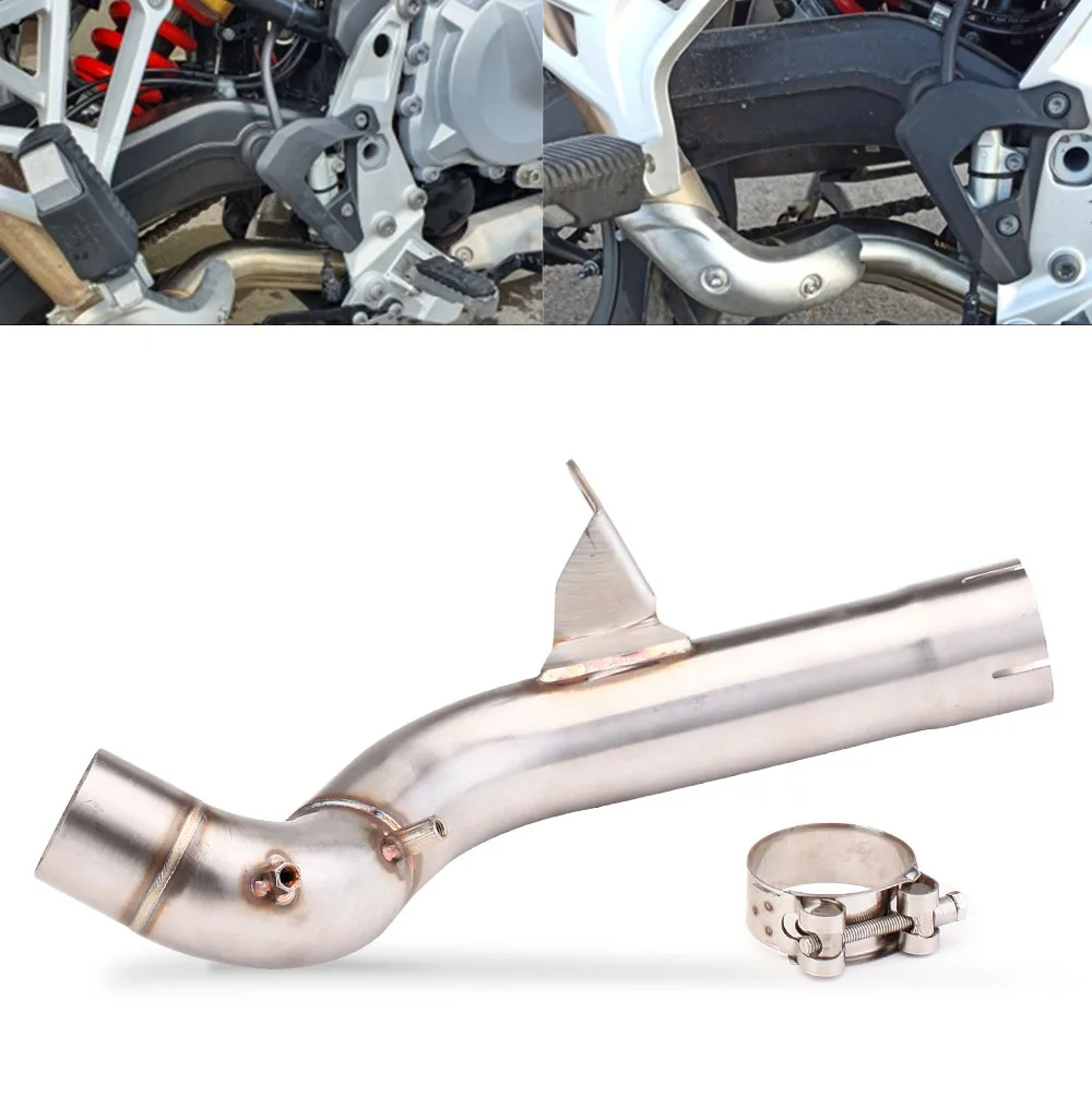 

For BMW F750GS F850GS 2018-2023 F750 F850 GS ADV Motorcycle Exhaust System Muffler Middle Link Pipe 51MM Slip-On