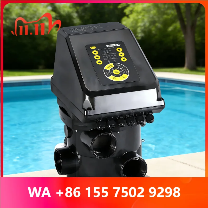 Automatic Control Pool Water Filtration ale Swimming Pool Equipment ligent Multiport 6-Way Sand Filter ale