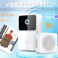 Timbre Inteligente Inalámbrico con Video WiFi, Timbre Inteligente para Seguridad del Hogar, Intercomunicador Exterior Impermeable con Cámara y Timbre