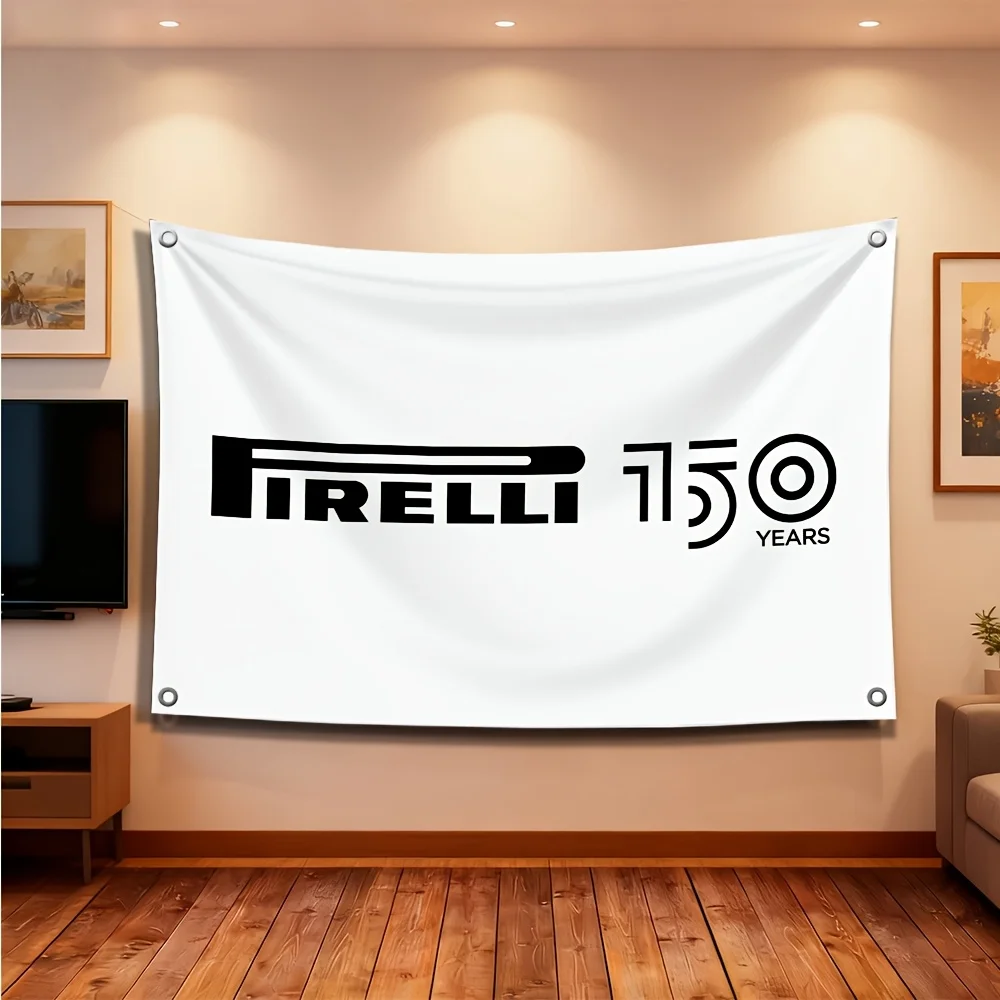 P-s Tyres 1pc Auto Parts Hanging Flag Banner, Single-piece Packaging, Multiple Sizes Available, Single-sided Printing, Four-hole