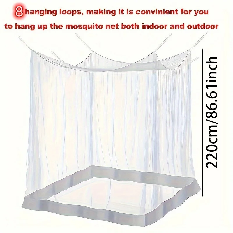 1pc Outdoor Mosquito Nets for Pavilions, Garden Extra Large Bed Covers, Camping Screen Houses, Tents and Umbrellas for Garden Pr