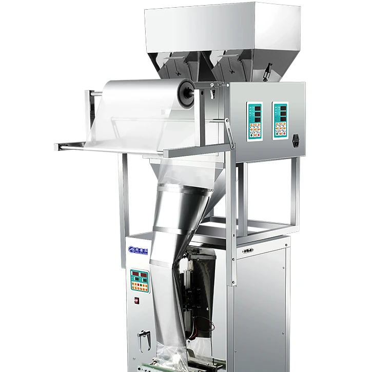 100g 200g 300g 500g Automatic Food Pouch Vertical Rice Grain Nut Popcorn Potato Chips Nitrogen Packing Packaging Machine