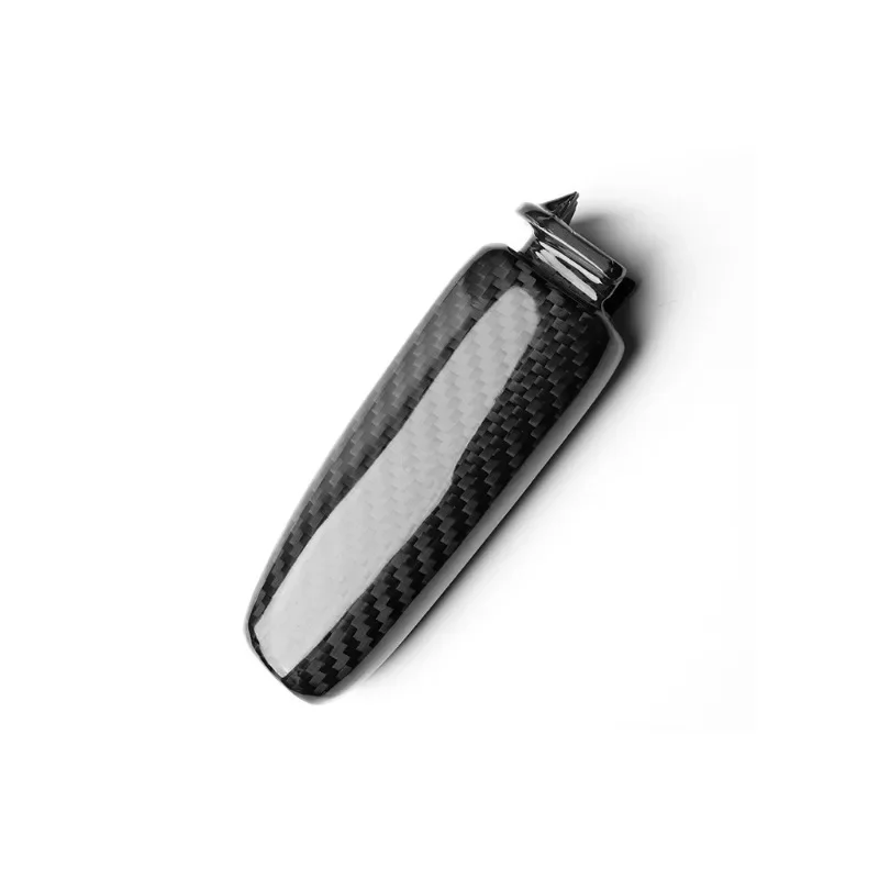 

Suitable for Ford Mustang Mustang dry carbon fiber handbrake decorative handle cover 15-20 car interior modification accessories