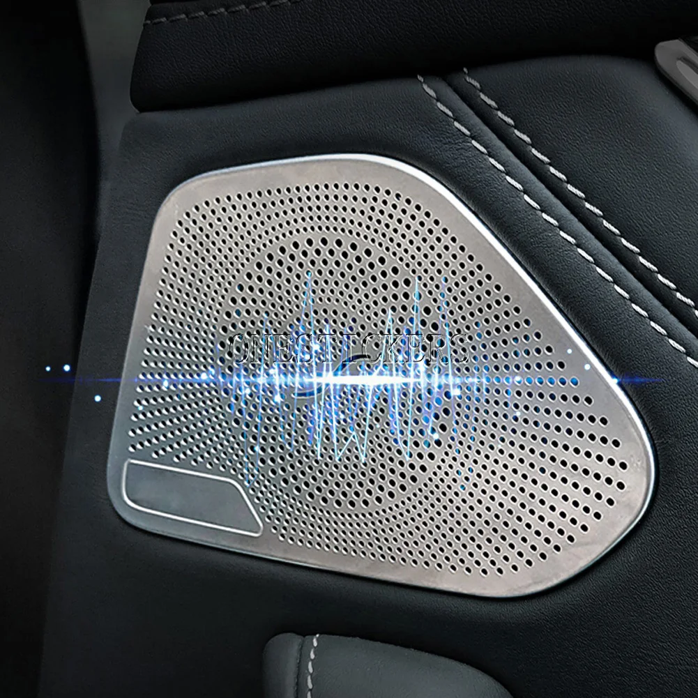 For Mercedes Benz CLS Class C257 CLS260 300 350 450 AMG GT50 2018-2023 Car Accessories Front Rear Door Audio Speaker Cover Trim