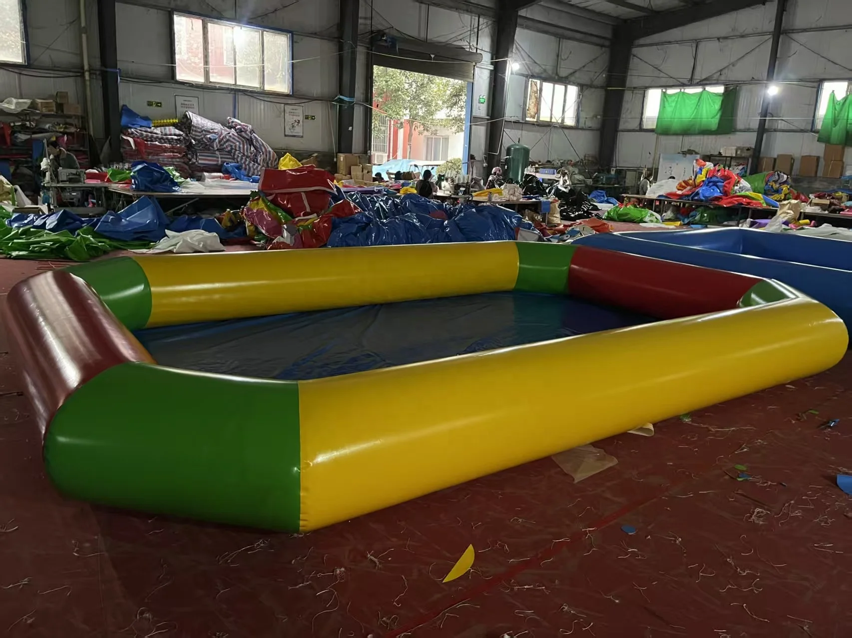 Inflatable Swimming Pool 5m*8m Kids Colorful PVC Tarpaulin Sand Pool Outdoor Inflatable Ball Pool for Sale