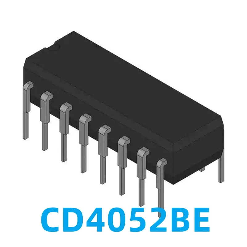 1PCS Original Direct-Plug CD4052BE 4052BE PDIP-16 2 Channel Universal Multiplexer Chip