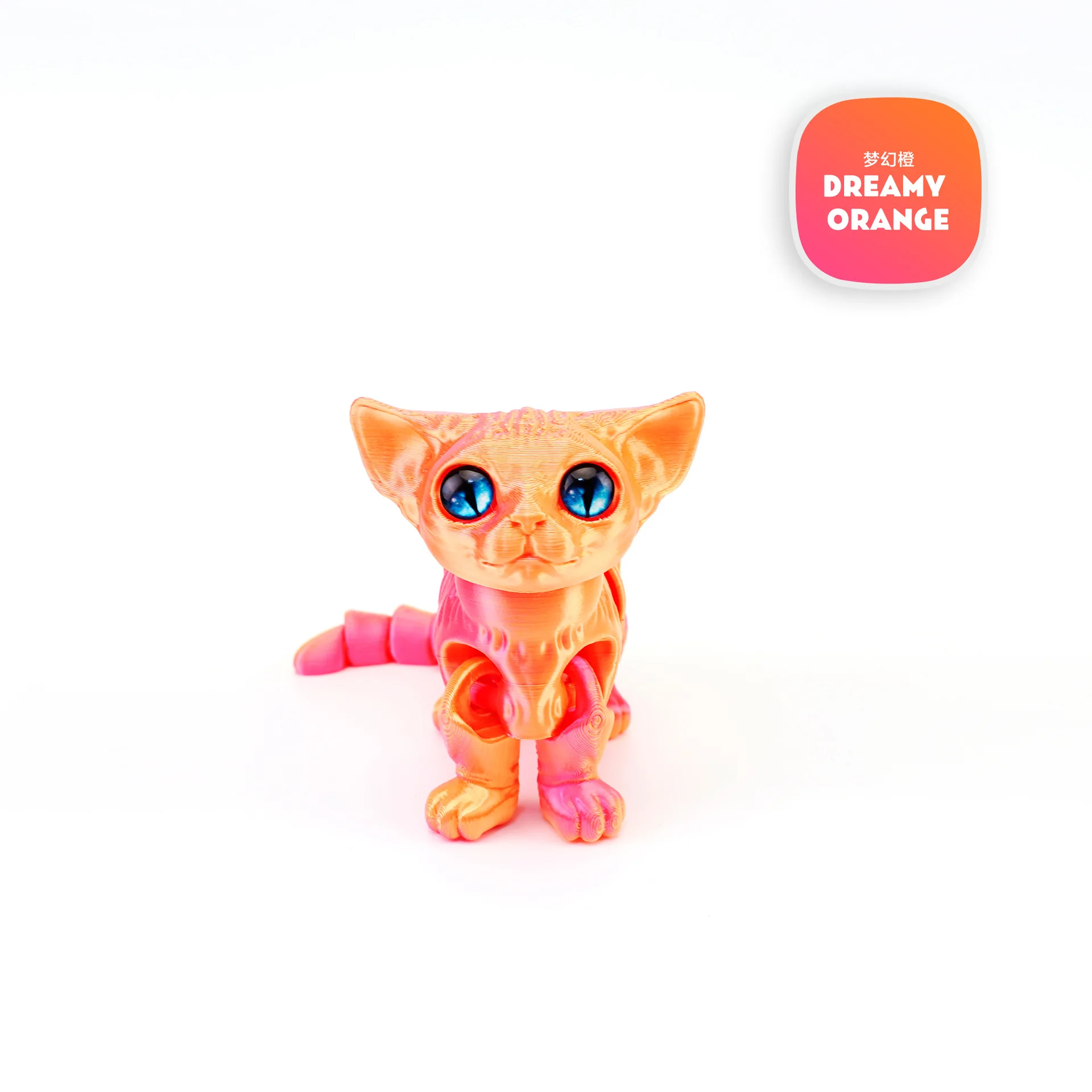 3D printing cute Siamese cat new cross-border explosive ornament figure model simulation toy new ornament animal