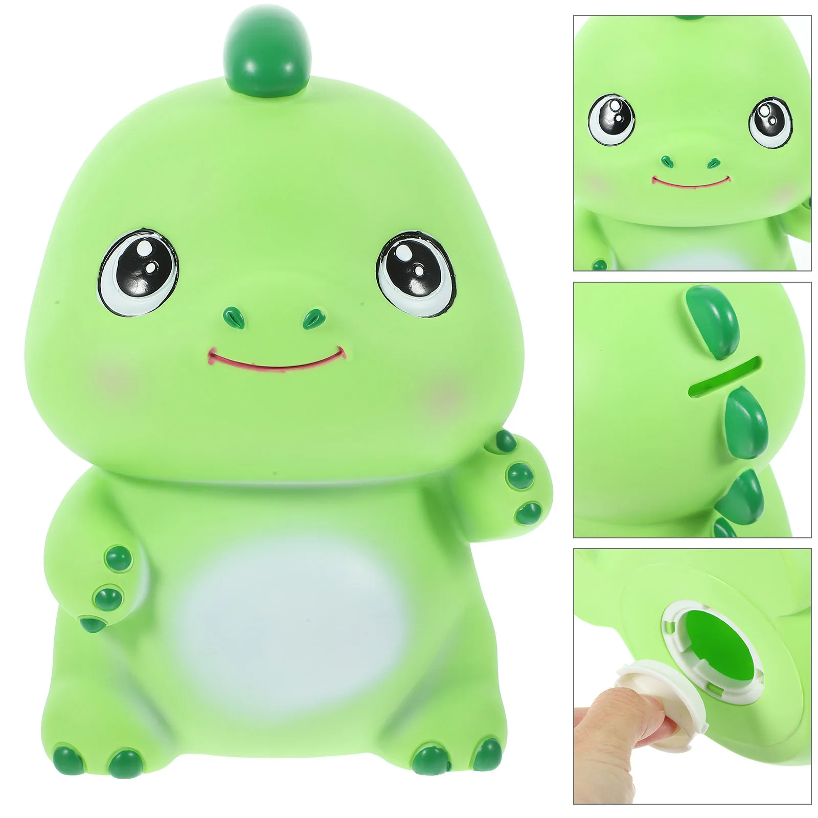 

Декоративная копилка с динозавром, держатель для монет для детской комнаты, виниловый материал, очаровательный подарок для детей, копилка, виниловый контейнер для монет