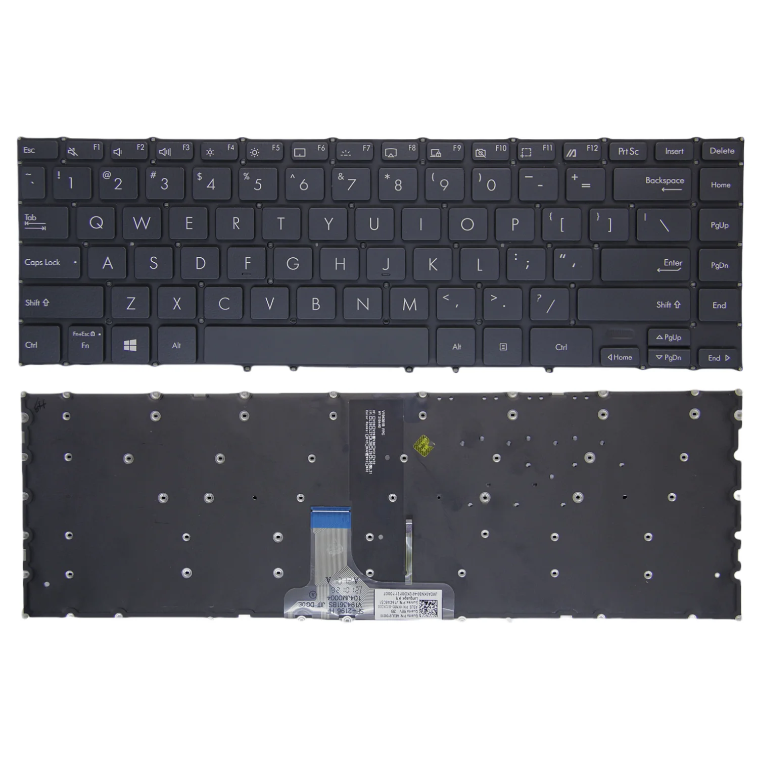 100% novo eua para asus ux363 ux363j uxf3000 uxf3000e p2451 teclado retroiluminado para laptop