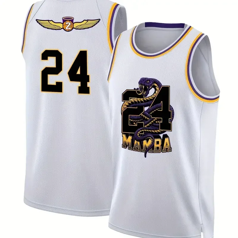 2024 Nieuwe Aankomst Kinderen Basketbal Truien Truien Kobe Bryant Basketbalvest Speciale Herdenkingseditie Volwassen Kid Jersey