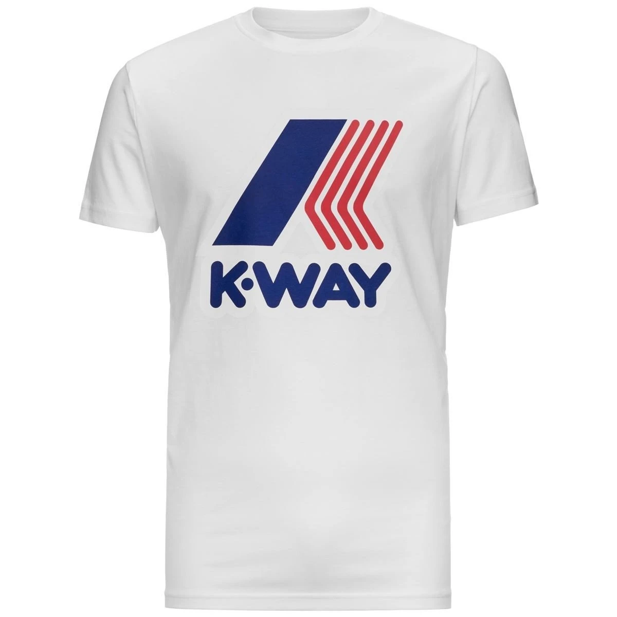 

K-way PETE MACRO LOGO Периферийный узор с принтом Летние элитные брендовые мужские и женские футболки из чистого хлопка с короткими рукавами