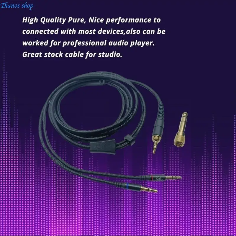 Premium Audios Cable for T1T2 D7100 Headphones Improved Ranges Cable X37A