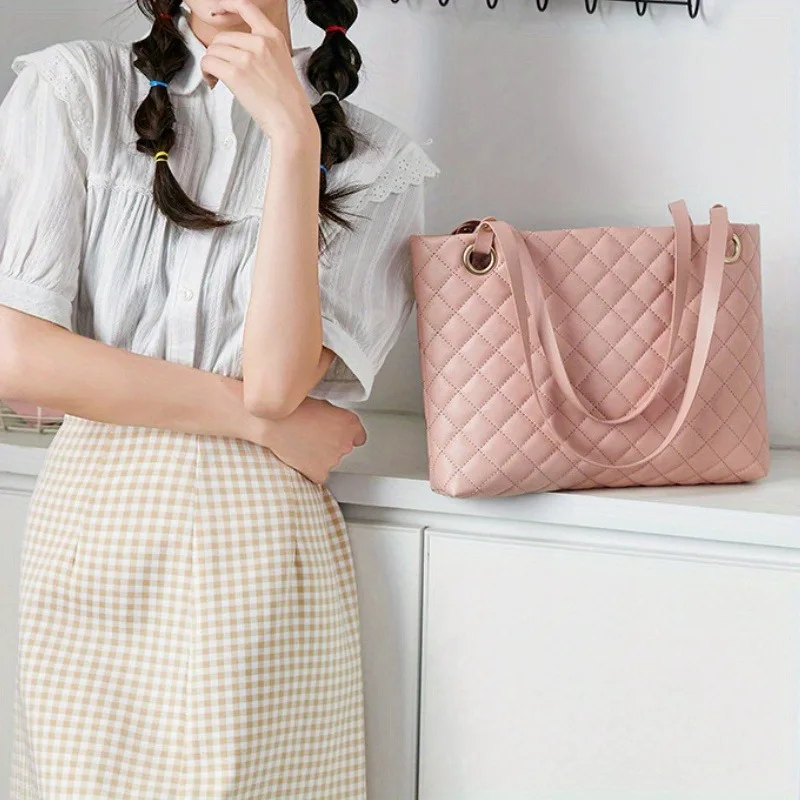 2 قطعة حقيبة حمل كاجوال وعصرية متعددة الاستخدامات، سعة كبيرة للإقامة، هاتف محمول، تابلت، مظلة صغيرة، إلخ، أيضًا