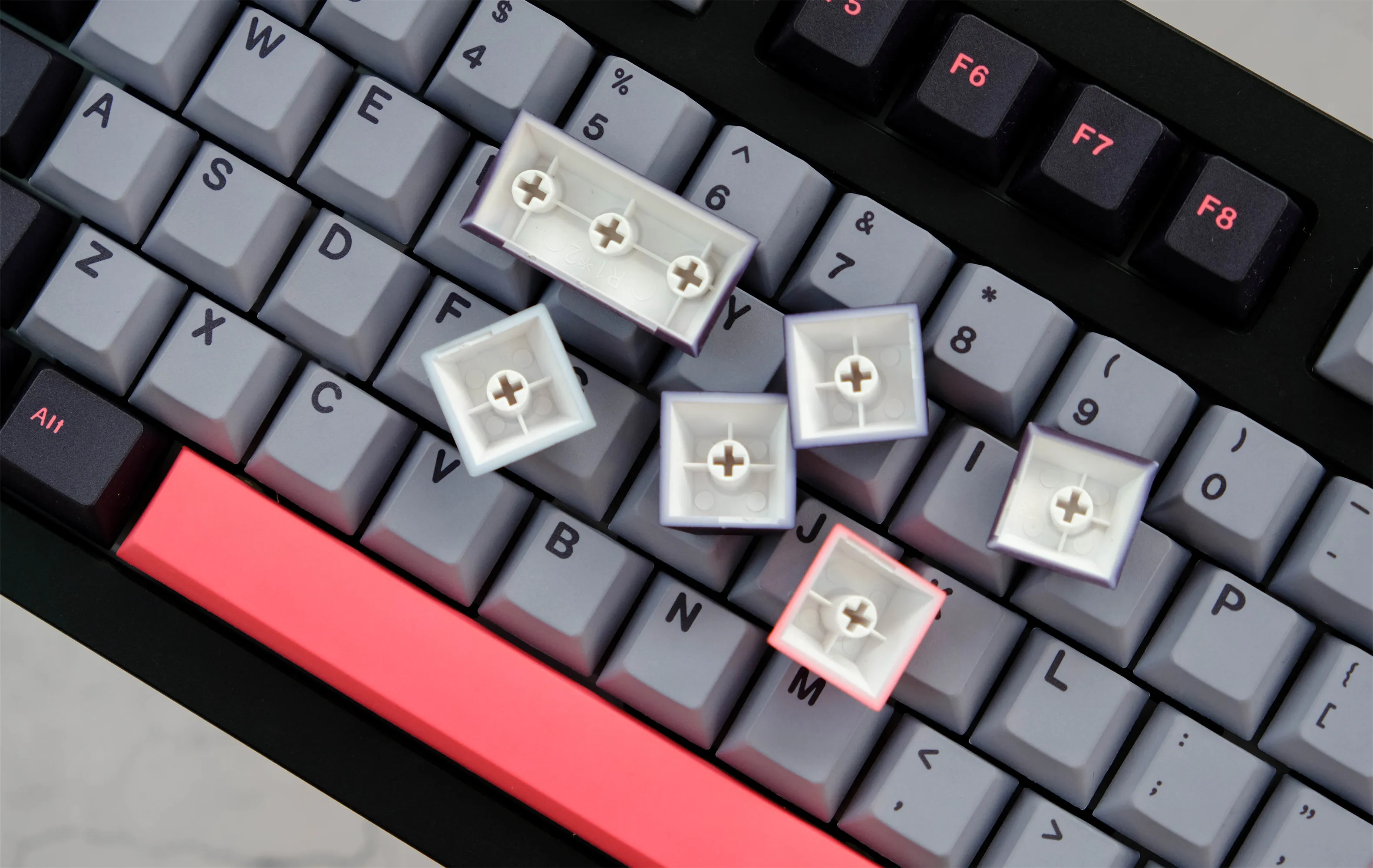 GMK 8008 Keycaps, 129 Keys Keycaps Cherry Profile DYE-SUB Personalized GMK  Keycaps For Mechanical Keyboard