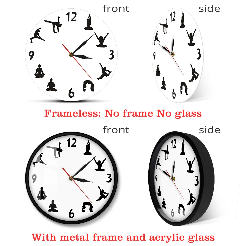 اليوغا الهندوسية فلسفة سيد الرقص الاكريليك ساعة حائط المعاصرة الإبداعية الفن جدار ديكور فكرة هدية فريدة لمحبي اليوغا