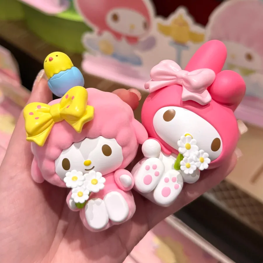 

Original Sanrio Characters Little Bird Adventure Series Blind Box My Melody & My Sweet Piano Garage Kit Cute Toys Birthday Gift