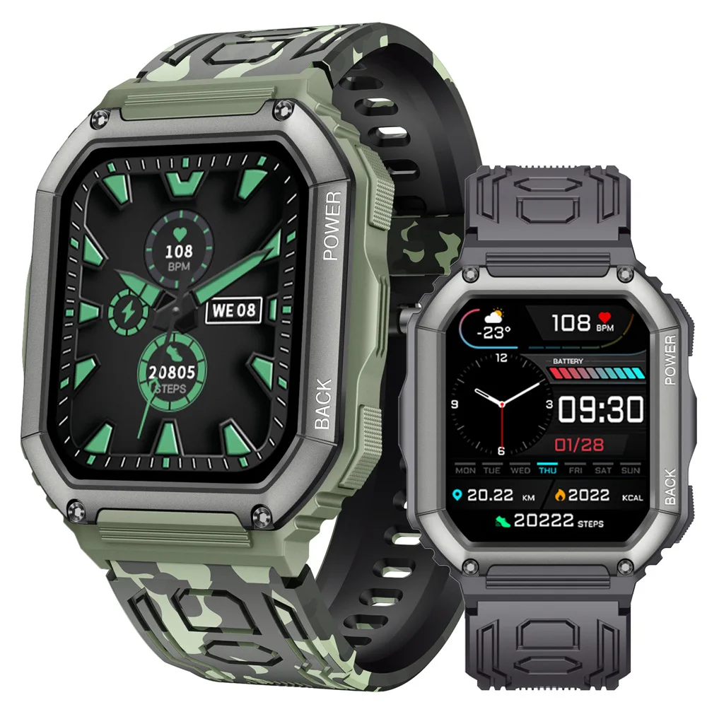 Водонепроницаемые умные часы IP67 с микрофоном, ответ на вызов, GPS-навигация, GPS, Gsm, 1,8 дюйма, полный сенсорный экран, умные часы для спортивных звонков