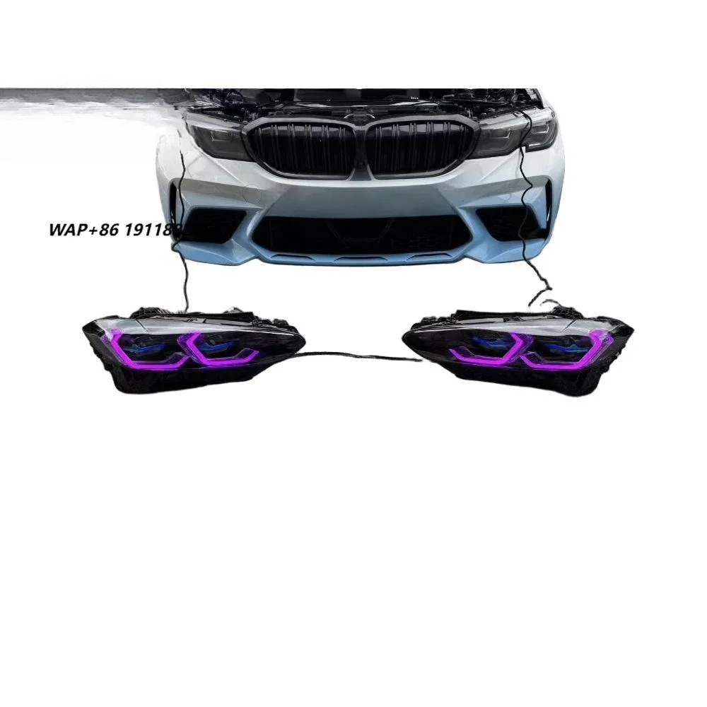 For  M4 M3 G22/G80/G83 F10/F18Full LED Headlight Upgrade Kit Headlight Lens Upgrades for Various Models RGB Colour G30  E90