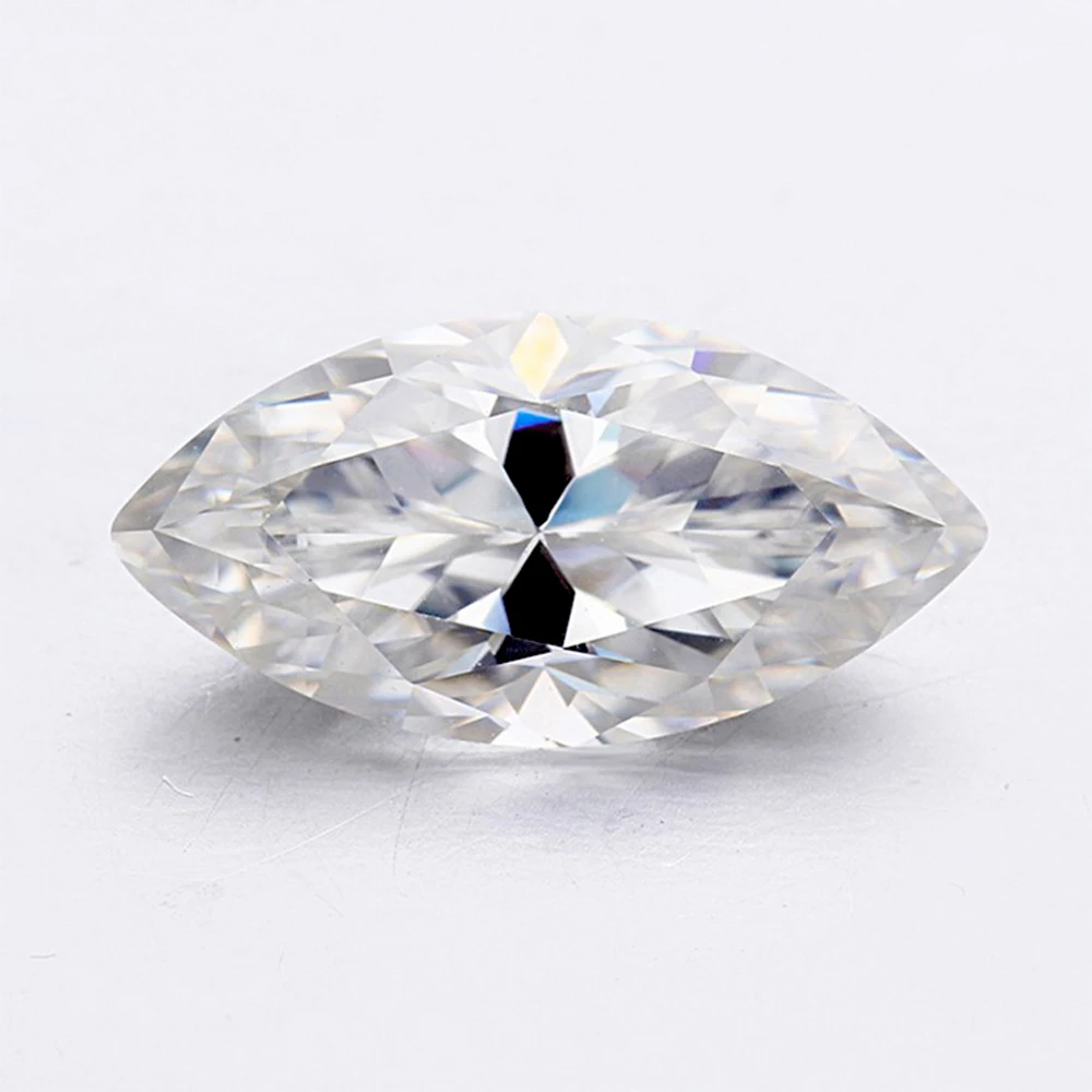 Big Size 3ct GRA Certificate Moissanite Diamond High Grade Marquise 6*12mm Good Fire Excellent Brilliant Cut Loose Gemstone 1pc