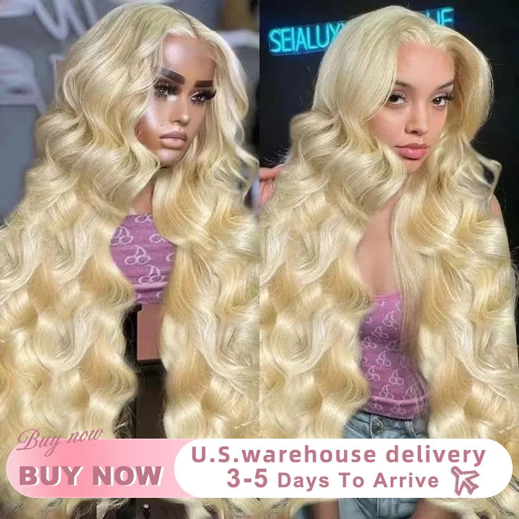 

613 HD Lace Frontal Wig 13x6 Human Hair Wigs 220Density Body Wave HD Transparent Lace Front Wig 40Inch Brazilian Pre Plucked Wig