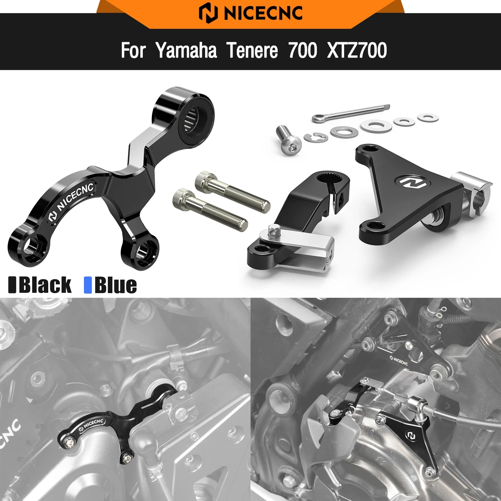 For Yamaha Tenere700 T700 XTZ 700 2019-2024 Clutch Lever Clutch Arm Shift Stabilizer T7 Rally Edition 2020-2024 World Raid MT-07