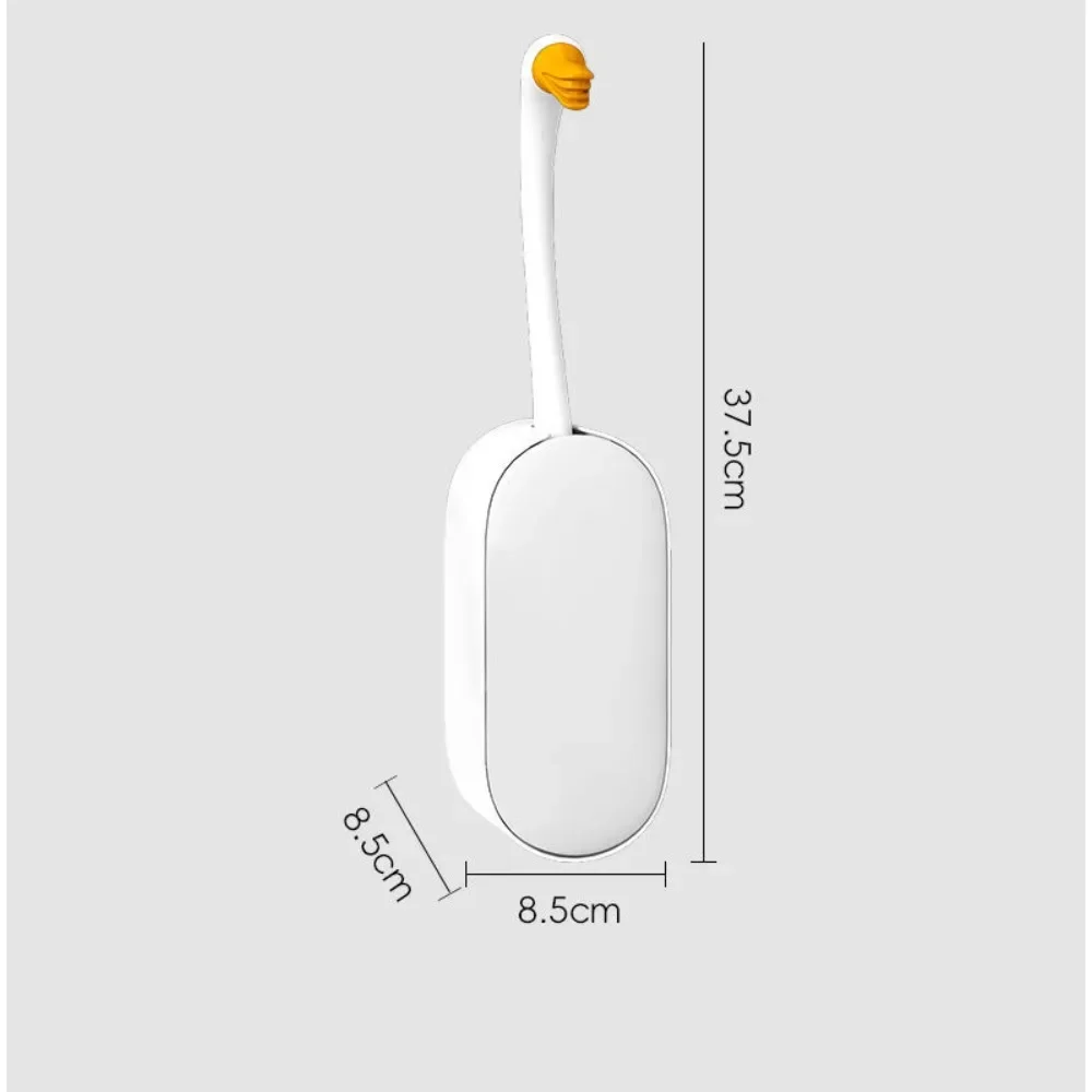 Creatieve eend toiletborstel Wandgemonteerd pak Lange steel Hoek Huishoudelijke schoonmaak Toilet Artefact Toilet Siliconenborstel