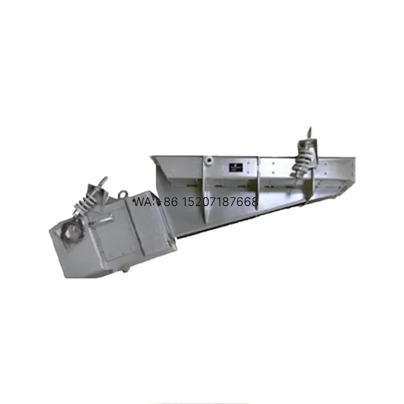 Wmwmnu High Power 220V Electromagnetic Vibrating Feeder Stainless Steel Neodymium for Mine Industrial Sand Gravel Aggregate