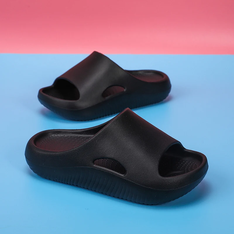 Children Thick Sole Cloud Slides Soft EVA Boy Girls Slippers Non Slip Open Toe Sandals for Indoor Outdoor Beach Flip Flops Kids