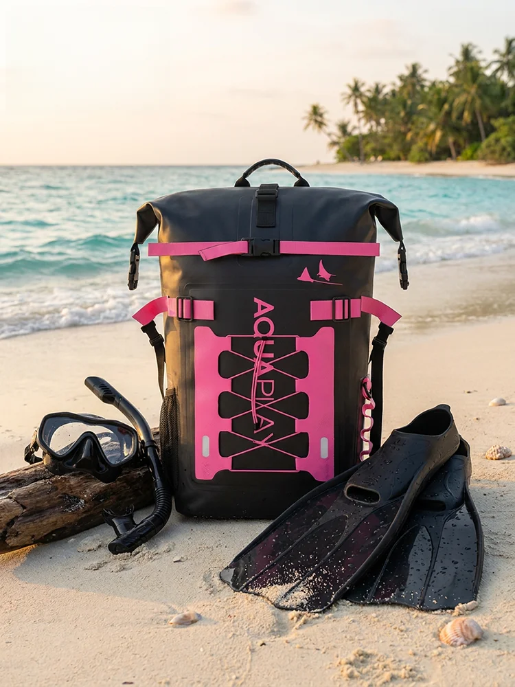 sac-de-plongee-etanche-aquaplay-pour-femme-style-rose-sac-de-snorkeling-multifonctionnel-avec-separation-humide-seche-sac-de-voyage
