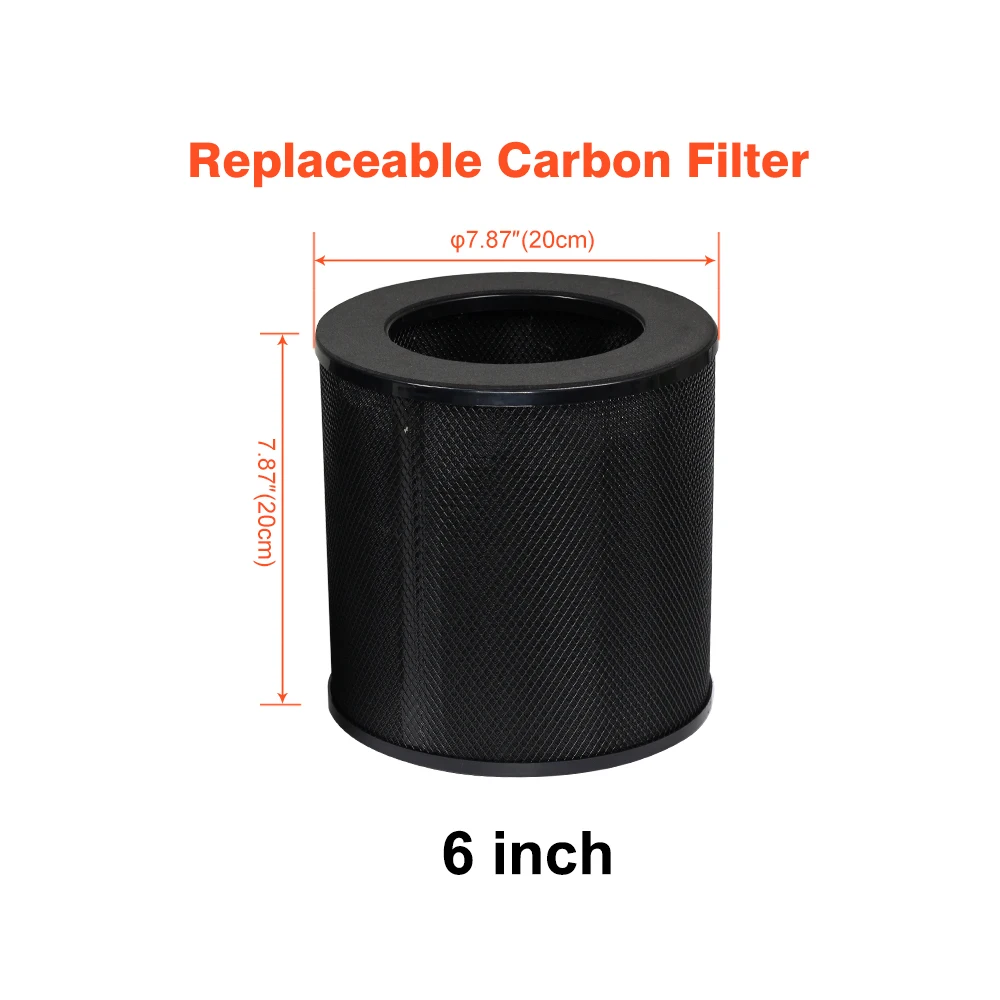 2-in-1 koolstoffilter EC-motor ventilatie-afzuigventilator voor verwarming, koeling, booster voor kweektenten en hydrocultuur