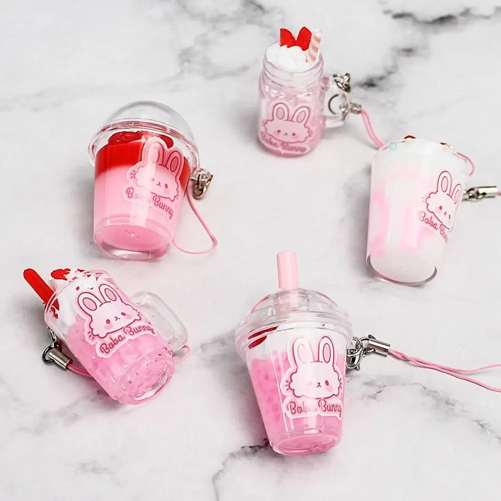 Simulation Ice Cream Keychain Fruit Dessert Ornaments Mini Strawberry Keychain Bag Pendant Model Food Keyring Bag Decorations