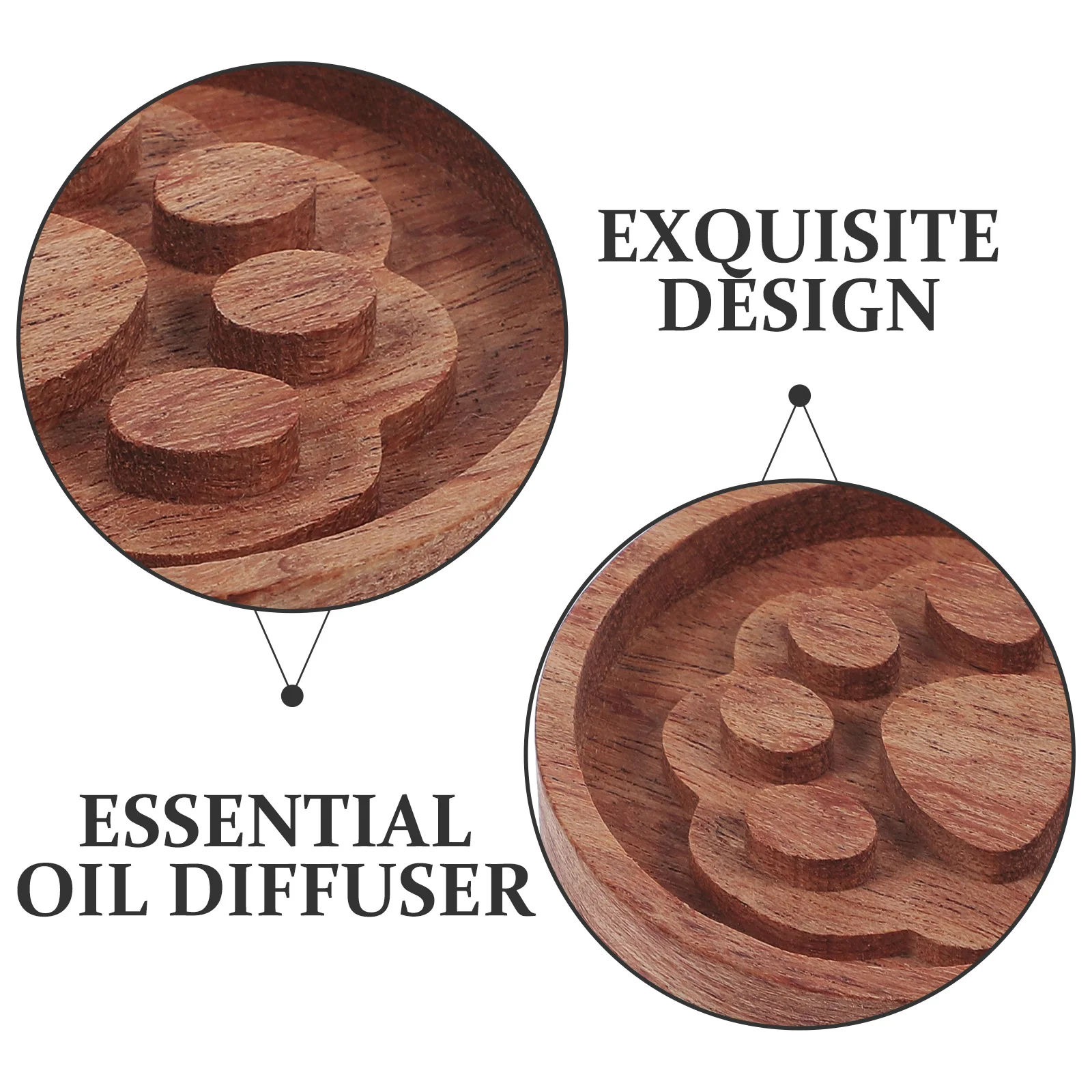 

Деревянный диффузор, эфирное масло, аромат, круглый блок, декоративный предмет для дома, офиса, автомобиля, эффективный аромат, тщательно изготовленный