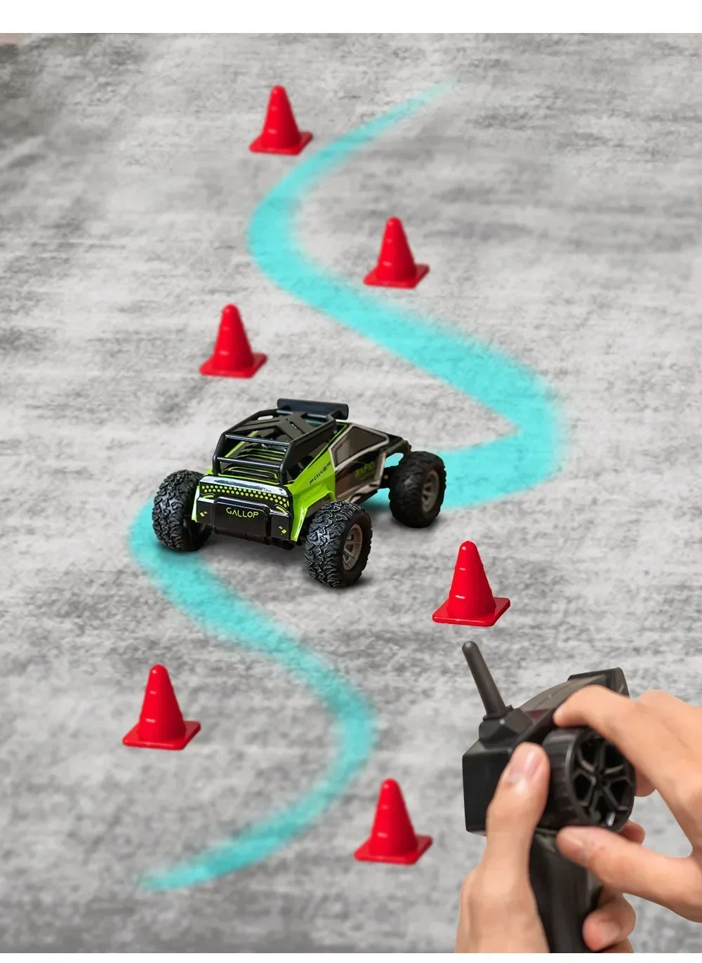 1:32 سيارة صغيرة عالية السرعة 20 كم/ساعة RC تعديل السرعة المزدوجة الوضع الداخلي/وضع احترافي للسفر على الطرق الوعرة RC سيارات لعب