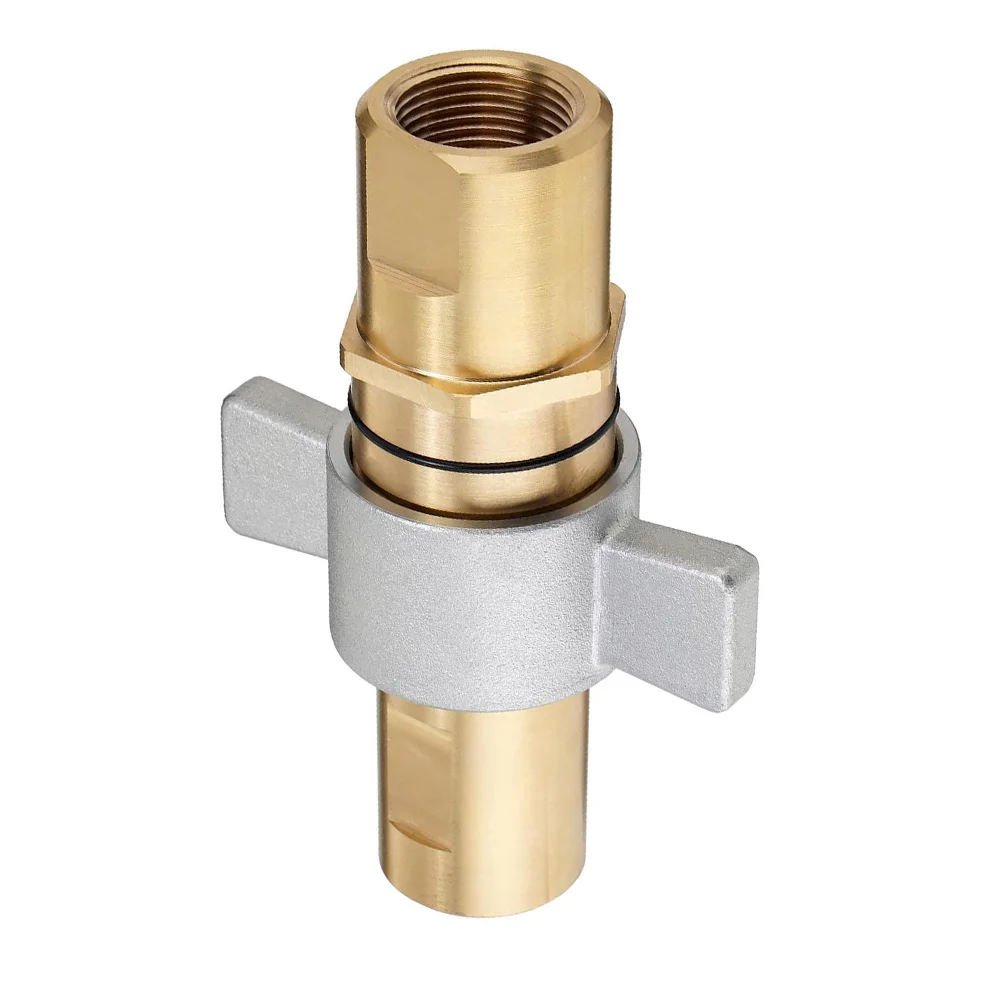 

Quick Disconnect Hydraulic Coupler Set 1 Inch NPT Brass Fittings for High Pressure Applications in Drilling Machinery