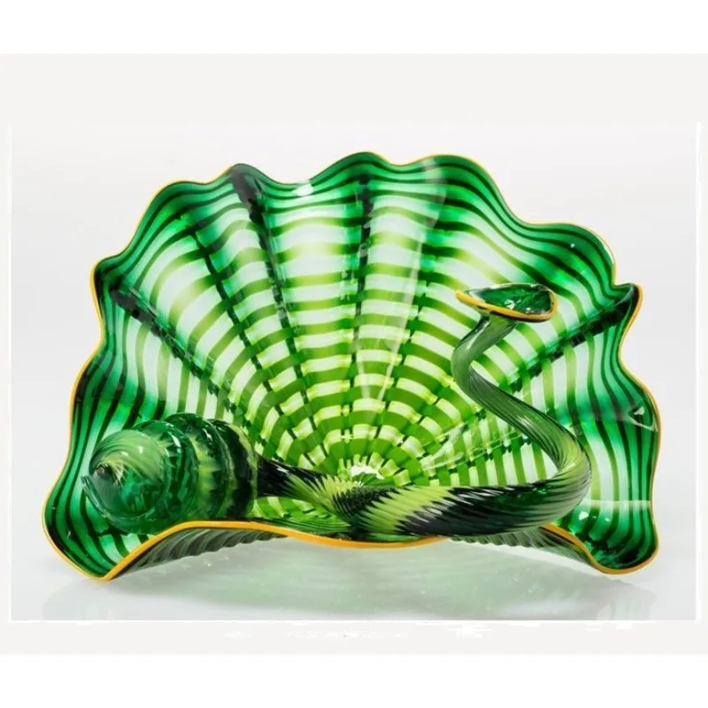 Home, Handmade Solid Color Glass Bowl Sculpture Home Decoration