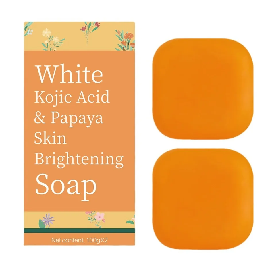 

kojic acid soap, Papaya Soap, Brightening Soap, Exfoliating Facial Soap, Brightening, Rejuvenating, Natural Handmade Soap