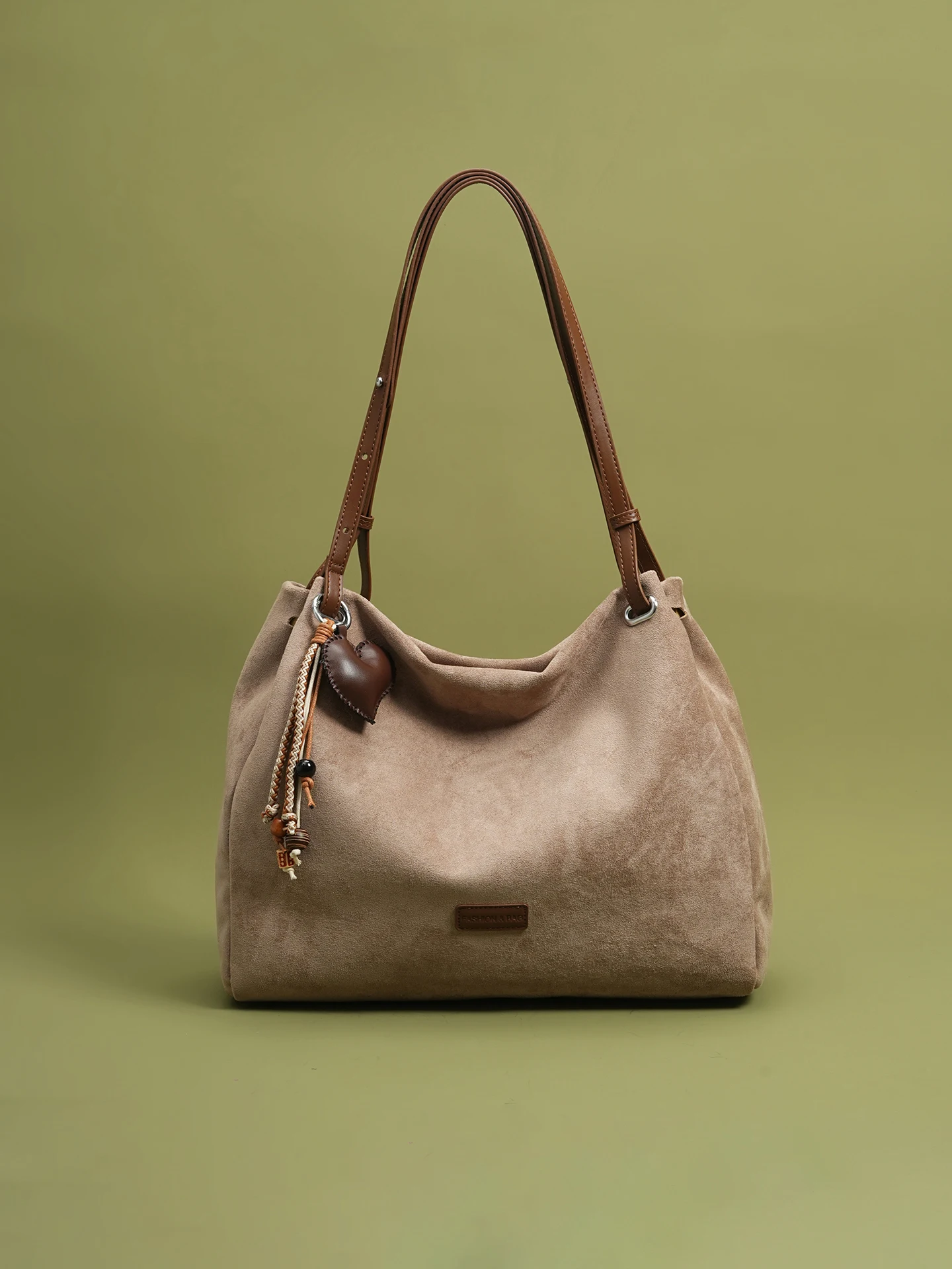 

Autumn New Arrival Women Vintage Suede One Shoulder Bag Versatile Crossbody Bags Bag Large Capaci Commute Underarm Packs